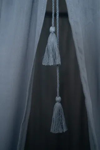 Κουνουπιέρα κρεβατιού Pure Blue. Υ-240εκ 2