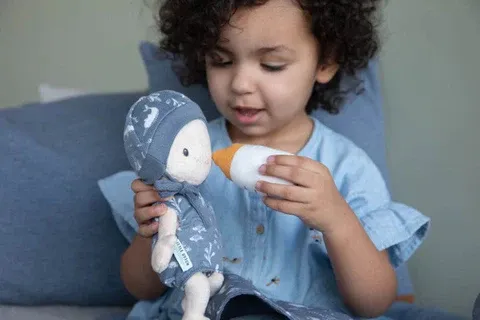 Υφασμάτινο μωρό σε καλαθούνα Jim 3